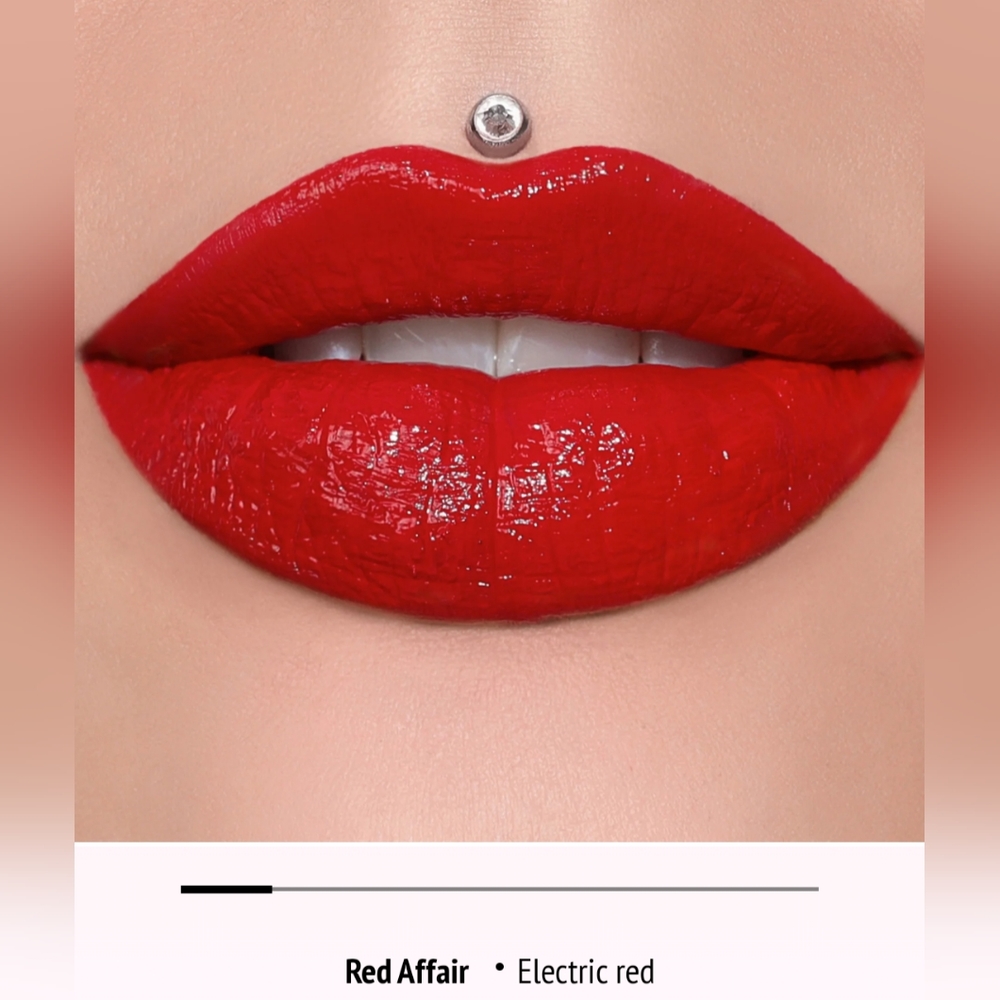 NIB🔥"Red Affair" Supreme Gloss by Jeffree Star - Electric Red ♥️ - Picture 7 of 8